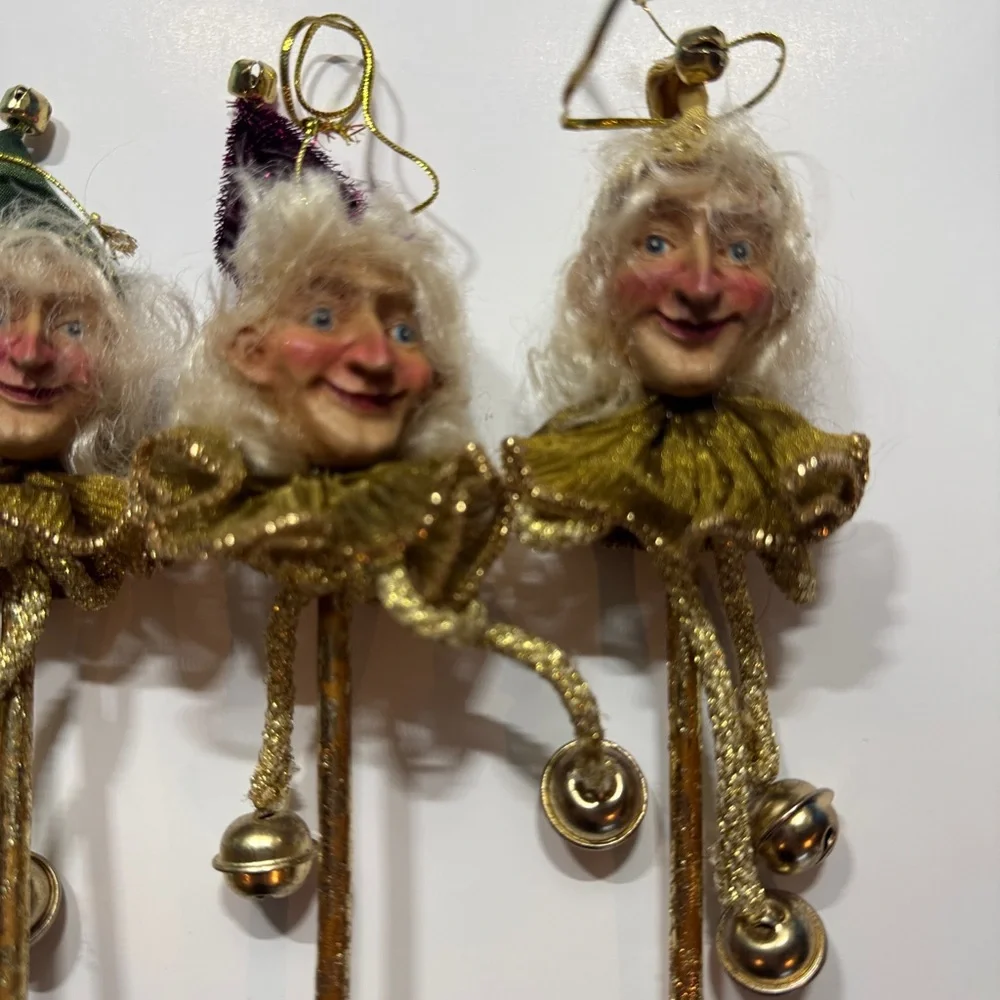 Possible Mark Roberts Vintage Elf‎ Stick Ornaments – Set of 4 – Ornaments